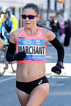 Lanni Marchant: 7th, just two months<br>after running 10,000m + Marathon at Rio Olympics